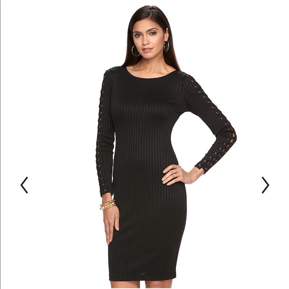 Jennifer Lopez for Kohl’s Lace-Up sheath dress